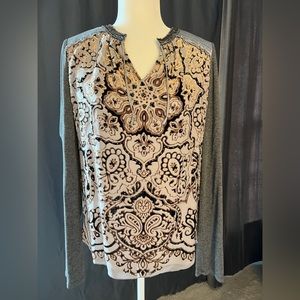 HALE BOB/ SUNDANCE shirt… Med. SO beautiful and comfortable! Dress up or down!